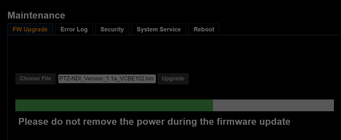 Firmware-Update-Progress
