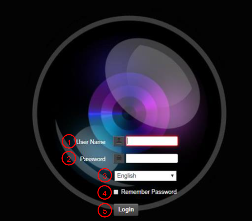 numbered-webUI-login