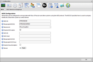 Mos Setting Streamline.cloud Service MOS Configuration